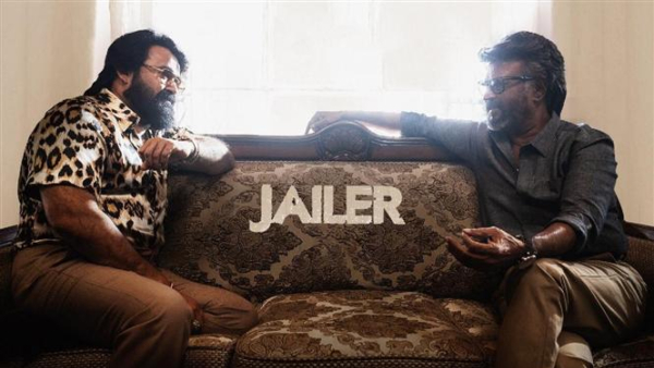 Mohanlal and Rajinikanth in Jailer Mohanlal and Rajinikanth in Jailer