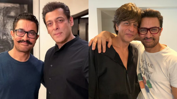 Aamir Khan with Salman Khan and Shah Rukh Khan Aamir Khan with Salman Khan and Shah Rukh Khan