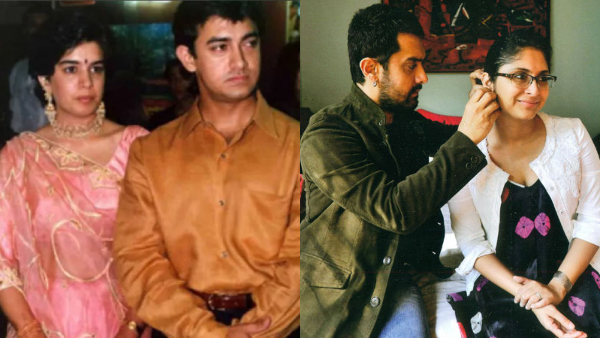 Aamir Khan with Reena and Kiran