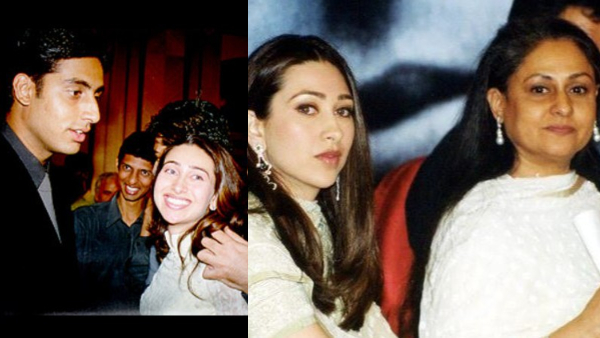 Abhishek Bachchan  Karishma Kapoor and Jaya Bachchan