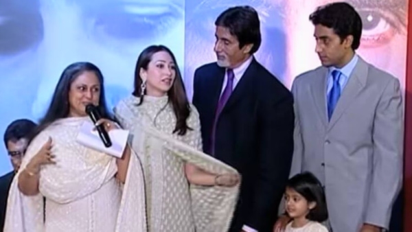 Karisma Kapoor with the Bachchan family