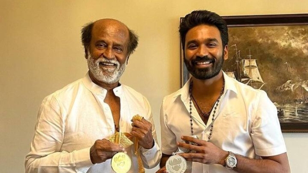 Rajinikanth and Dhanush