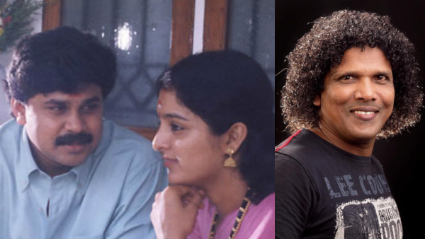 Dileep and Manju on their wedding day  Kannan Sagar