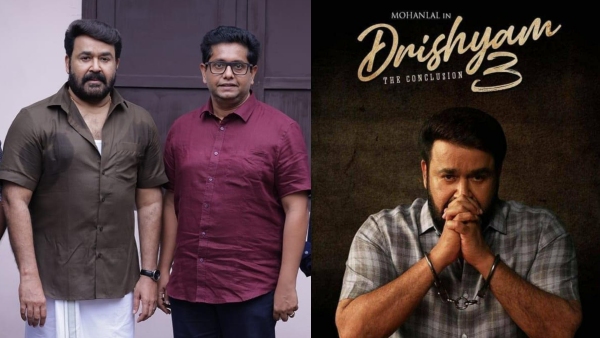Mohanlal and Jeethu Joseph  Drishyam 3 poster