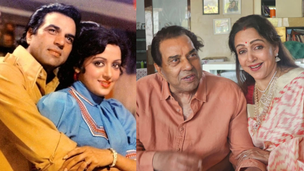 Dharmendra and Hema Malini