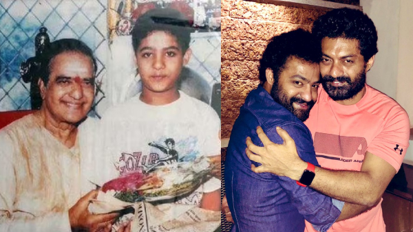Jr NTR with Sr NTR and Kalyan Ram Jr NTR with Sr NTR and Kalyan Ram