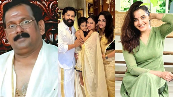 Kavya Madhavan s Father  Dileep And Manju Warrier