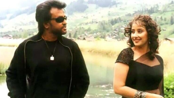 Rajinikanth and Manisha Koirala in Baba