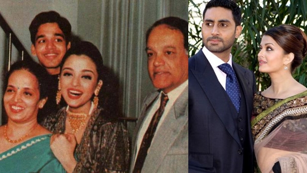 Aishwarya Rai with her family and Abhishek Bachchan