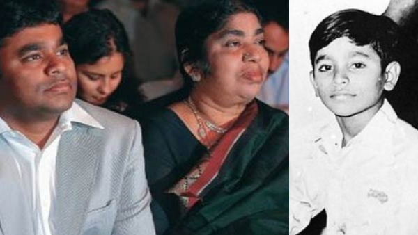 AR Rahman with mother Kareema Begum  his childhood picture