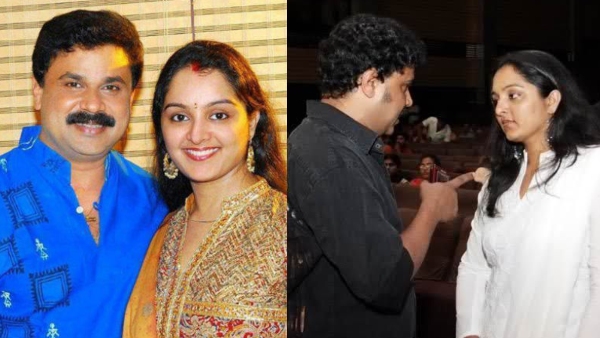 Dileep and Manju Warrier