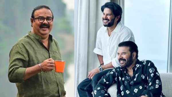 Maniyanpilla Raju  Mammootty and Dulquer Salmaan