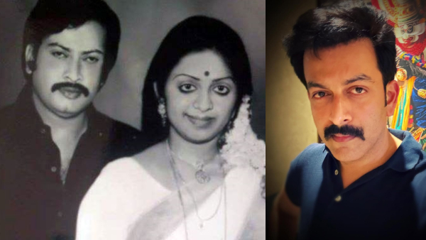Sukumaran and Mallika  Prithviraj