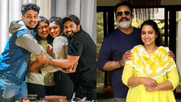 Suresh Gopi Radhika and family Suresh Gopi Radhika and family