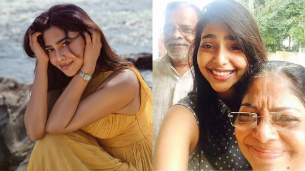 Aishwarya Lekshmi with her parents