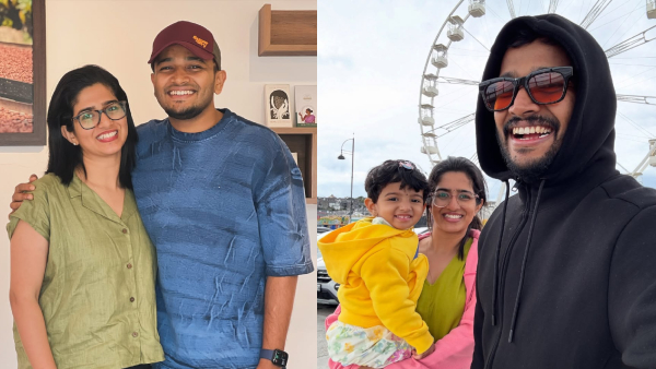 Basil Joseph and Elizabeth with daughter Hope