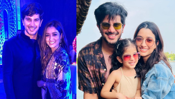 Dulquer Salmaan and Amaal with Maryam Dulquer Salmaan and Amaal with Maryam