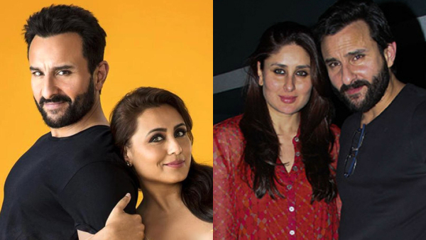 Saif Ali Khan with Rani Mukerji and Kareena Kapoor Khan