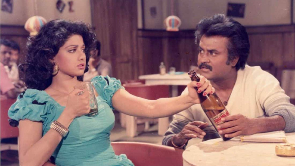 Sridevi and Rajinikanth in Chaalbaaz