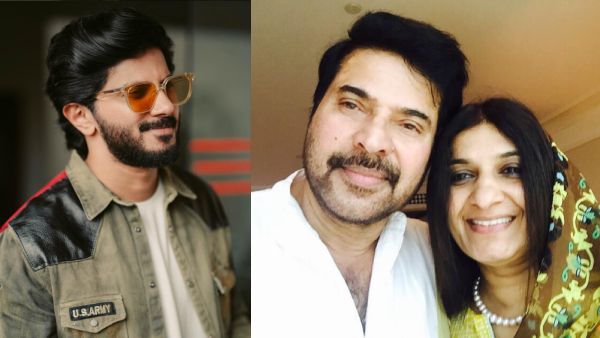 Dulquer Salmaan and Mammootty with Sulfath