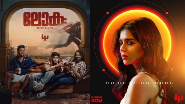 Lokah poster and Kalyani Priyadarshan