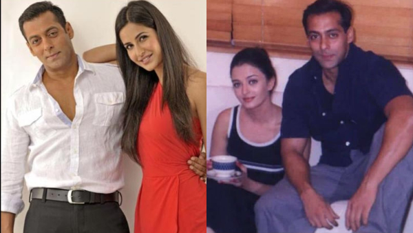 Salman Khan with Katrina Kaif and Aishwarya Rai