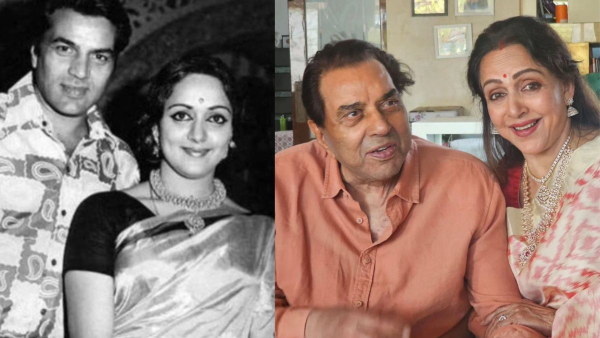 Dharmendra and Hema Malini