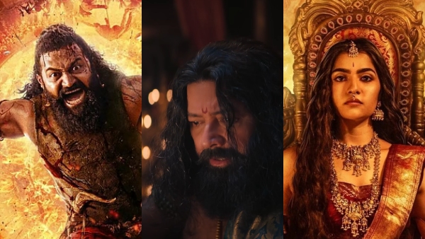 Rishab Shetty  Jayaram  and Rukmini Vasanth in Kantara  Chapter 1