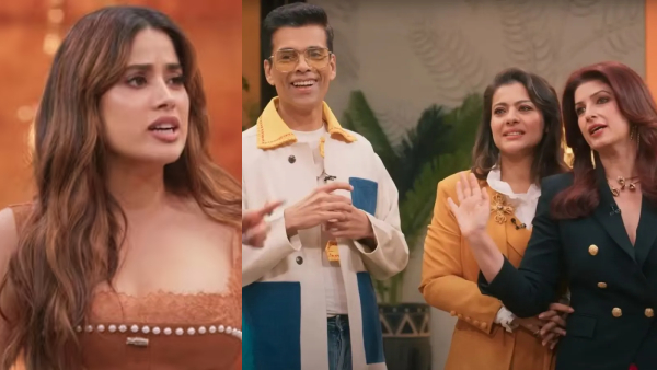 Janhvi  Karan Johar  Kajol  and Twinkle