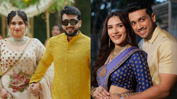 Kalidas with Malavika and Tarini