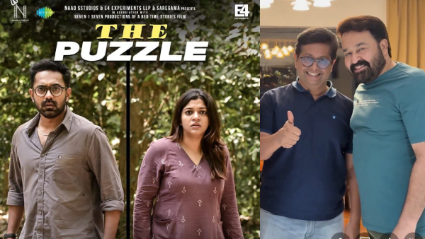 Mirage poster and Mohanlal with Jeethu at Drishyam 3 location