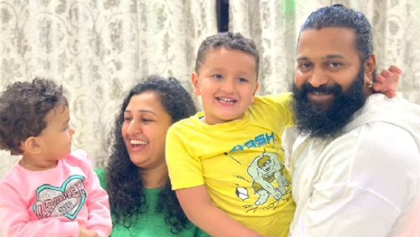 Rishab Shetty and family