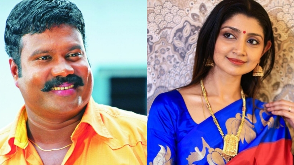 Kalabhavan Mani and Divya Unni Kalabhavan Mani and Divya Unni