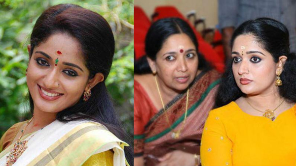 Kavya Madhavan with her mother