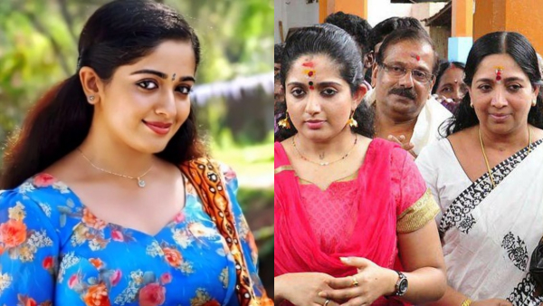 Kavya Madhavan with her family
