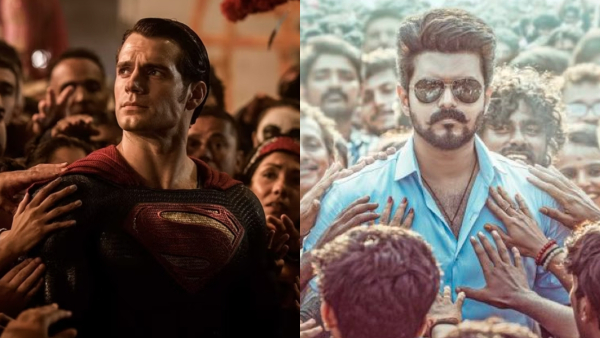 Henry Cavill in Man Of Steel and Vijay in Jana Nayakan Henry Cavill in Man Of Steel and Vijay in Jana Nayakan