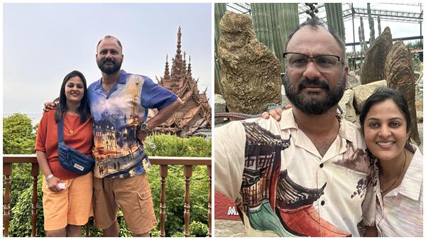 sreekutty shared a new pic with husband Manoj