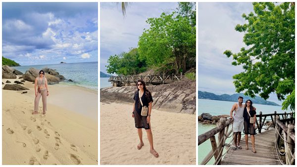 Meera Nandan shared honeymoon pics