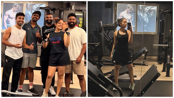 Ahaana Krishna back in gym