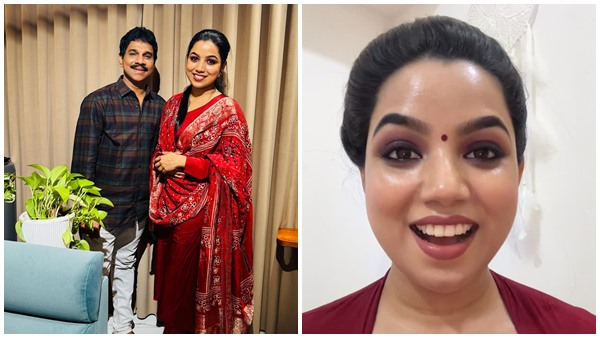 Vinod Kovoor with Anju