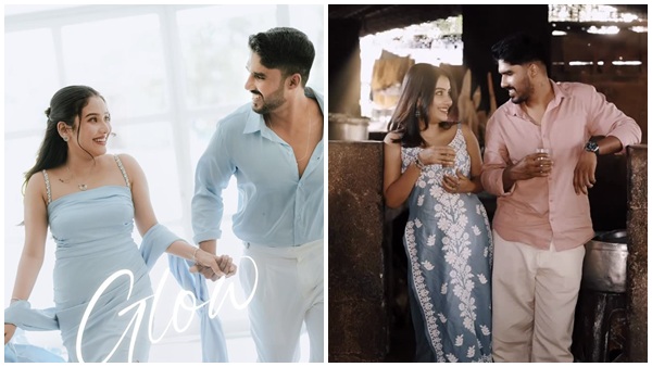 Glamy Ganga engaged with Vishnu Glamy Ganga engaged with Vishnu