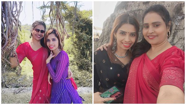 Sajeena with Renu sudhi