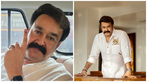 Mohanlal done his vote