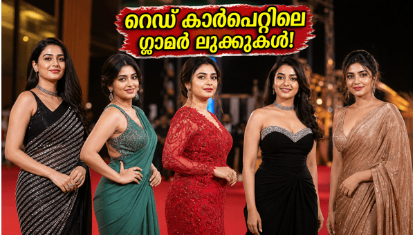 Anand TV Film Awards 2026 Red Carpet  Malayalam Stars  Glamorous Fashion Trends and Styles