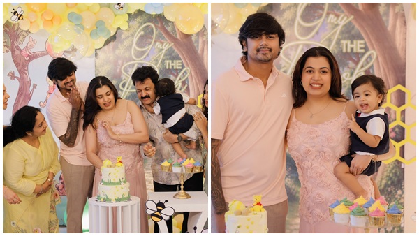 Diya Krishna shared Omy birthday party video