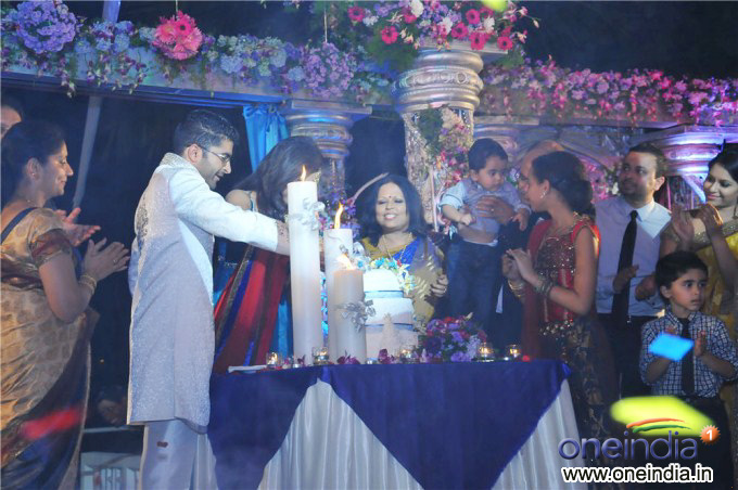 Mamta Mohandas and Pregith Wedding Reception