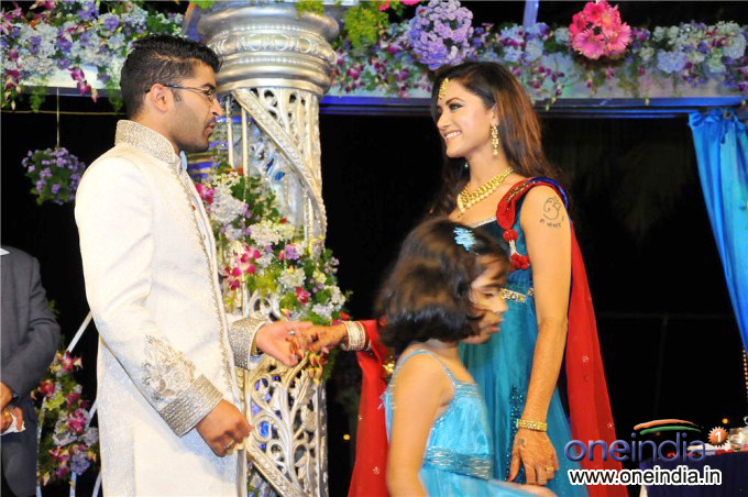 Mamta Mohandas and Pregith Wedding Reception