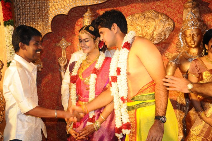 Cricketer Srikanth's Son Aniruddha Wedding Reception