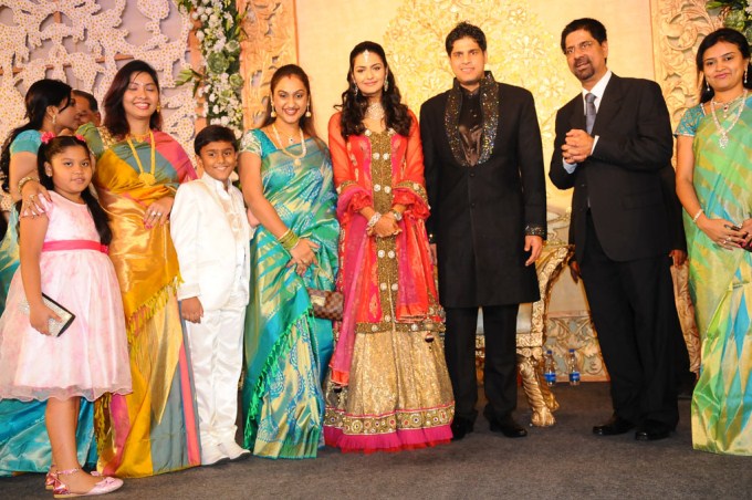 Cricketer Srikanth's Son Aniruddha Wedding Reception