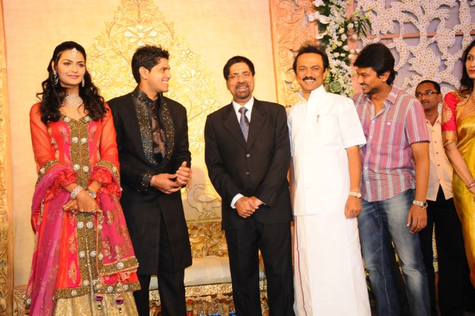 Cricketer Srikanth's Son Aniruddha Wedding Reception